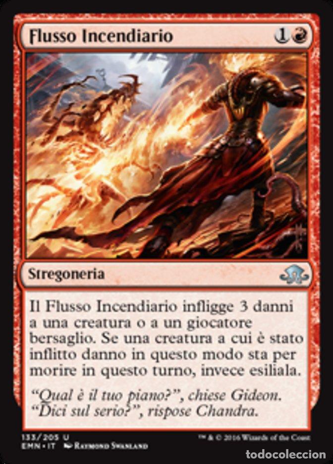 Trading Cards: Carta MTG-Flusso Incendiario-Luna Spettrale-N.133-ITA-NM-Uncommon - Magic the Gathering