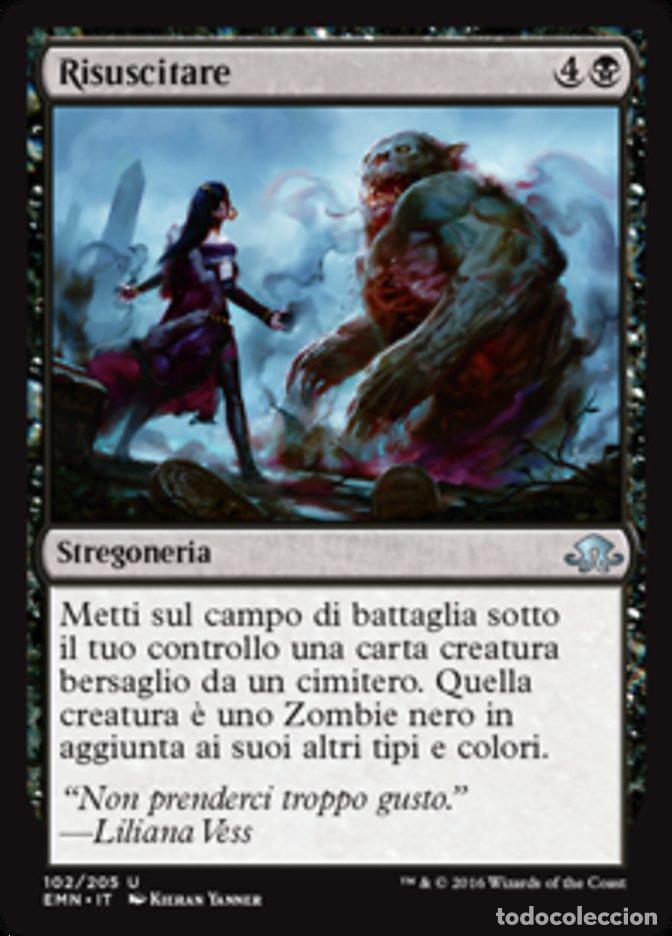 Trading Cards: Carta MTG-Risuscitare-Luna Spettrale-N.102-ITA-NM-Uncommon - Magic the Gathering
