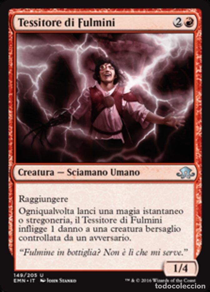 Trading Cards: Carta MTG-Tessitore di Fulmini-Luna Spettrale-N.149-ITA-NM-Uncommon - Magic the Gathering