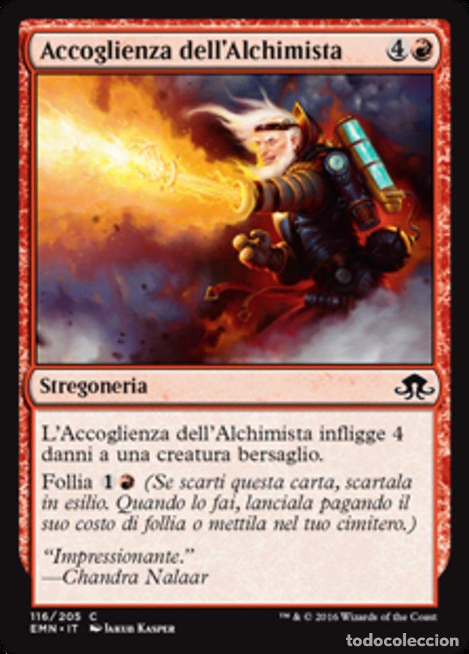 Trading Cards: Carta MTG-Accoglienza dell'Alchimista-Luna Spettrale-N.116-ITA-NM-Common - Magic the Gathering