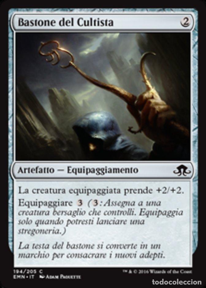 Trading Cards: Carta MTG-Bastone del Cultista-Luna Spettrale-N.194-ITA-NM-Common - Magic the Gathering