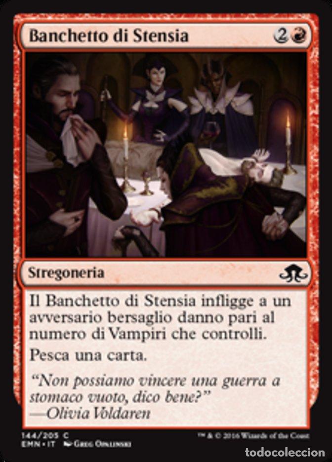 Trading Cards: Carta MTG-Banchetto di Stensia-Luna Spettrale-N.144-ITA-NM-Common - Magic the Gathering