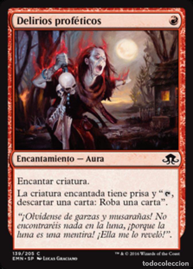 Trading Cards: Carta MTG-Delirio Profetico-Luna Spettrale-N.139-ITA-NM-Common - Magic the Gathering
