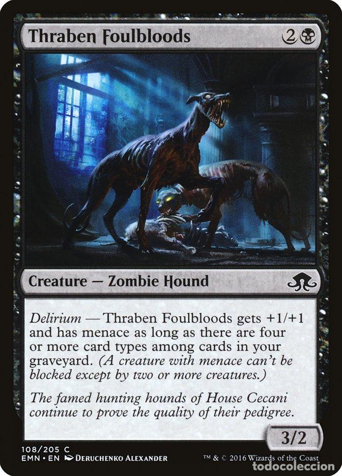 Trading Cards: Carta MTG-Thraben Foulbloods-Luna Spettrale-N.108-EN-NM-Common - Magic the Gathering
