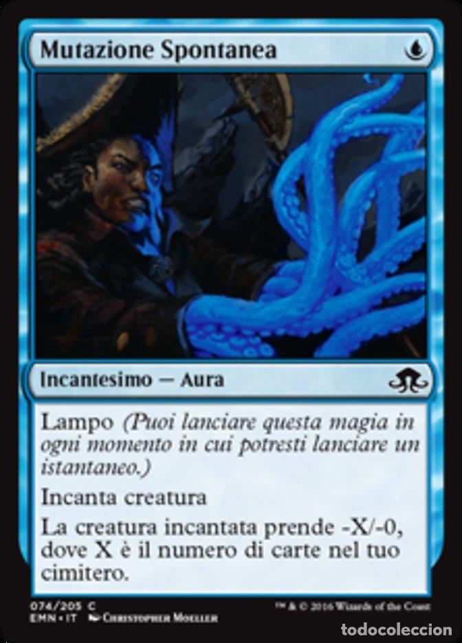 Trading Cards: Carta MTG-Mutazione Spontanea-Luna Spettrale-N.074-ITA-NM-Common - Magic the Gathering