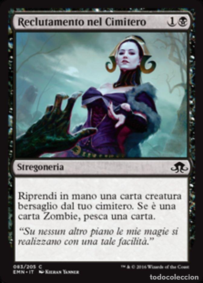 Trading Cards: Carta MTG-Reclutamento nel Cimitero-Luna Spettrale-N.083-ITA-NM-Common - Magic the Gathering