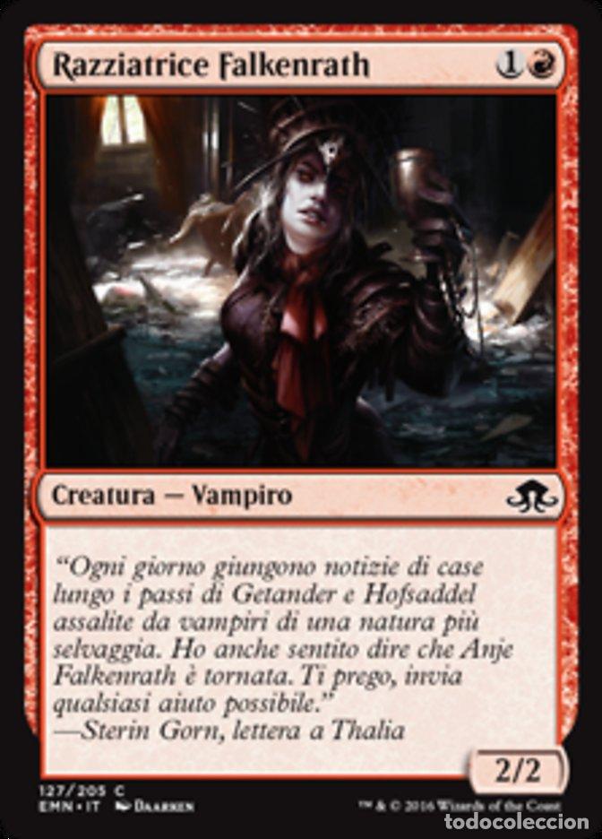 Trading Cards: Carta MTG-Razziatrice Falkenrath-Luna Spettrale-N.127-ITA-NM-Common - Magic the Gathering