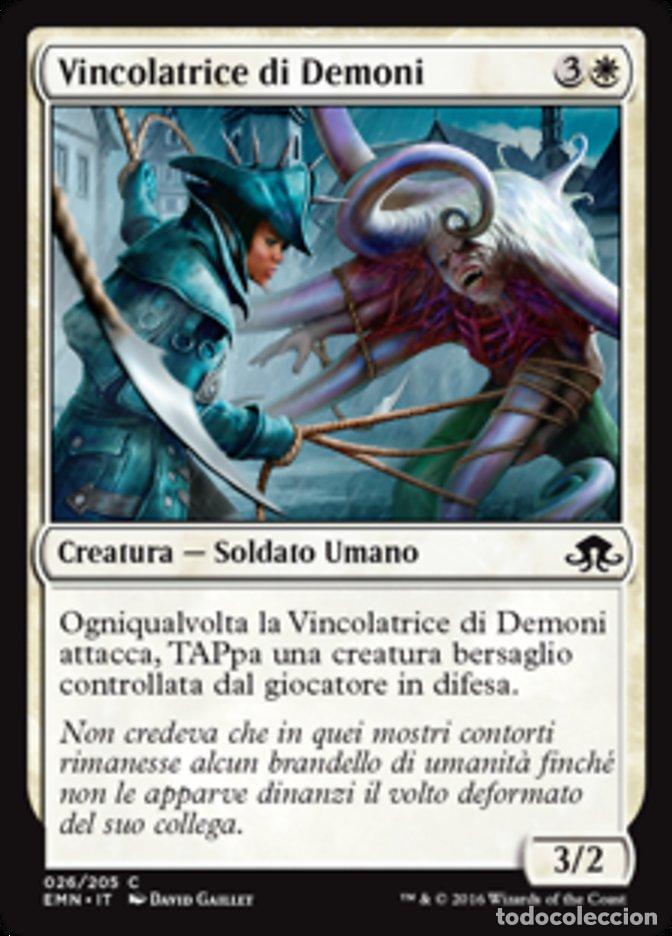 Trading Cards: Carta MTG-Vincolatrice di Demoni-Luna Spettrale-N.026-ITA-NM-Common - Magic the Gathering