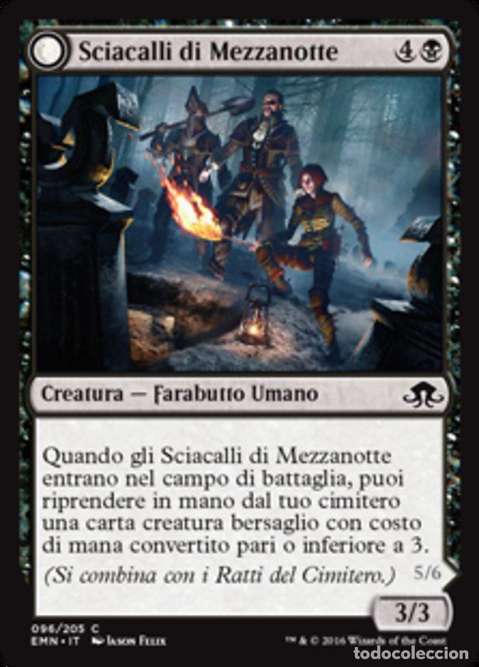 Trading Cards: Carta MTG-Sciacalli di Mezzanotte/Orda Squittente-Luna Spettrale-N.096-ITA-NM-C - Magic the Gatherin