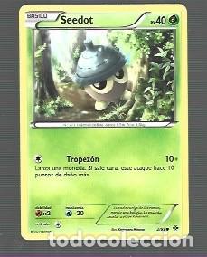 Trading cards: CROMOS DE POK&Eacute;MON B&Aacute;SICO SEEDOT PS 40 DEL A&Ntilde;O 2012 - Foto 1