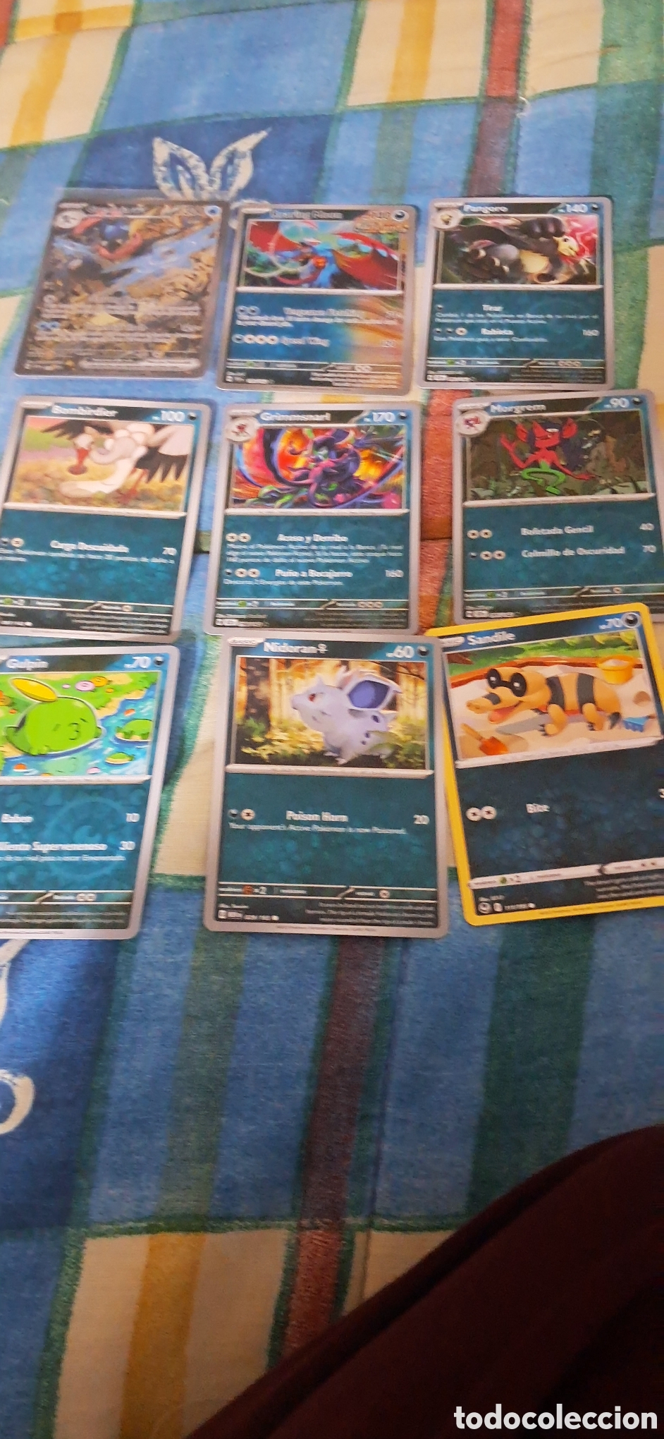 Trading cards: LOTE 35 POKEMON OSCURIDAD - Foto 4