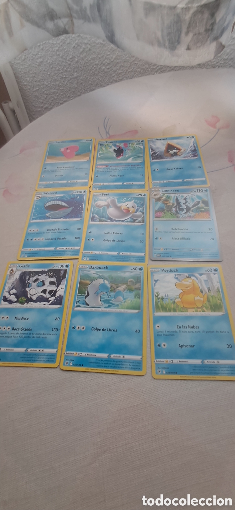 Trading cards: LOTE 46 POKEMON AGUA - Foto 2