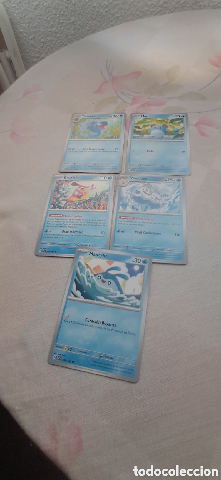 Trading cards: LOTE 46 POKEMON AGUA - Foto 6