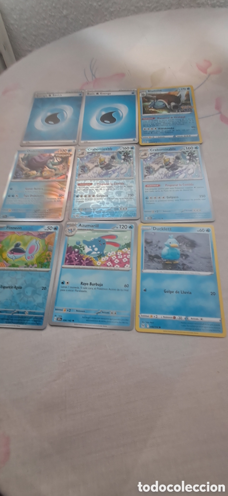 Trading cards: LOTE 46 POKEMON AGUA - Foto 1