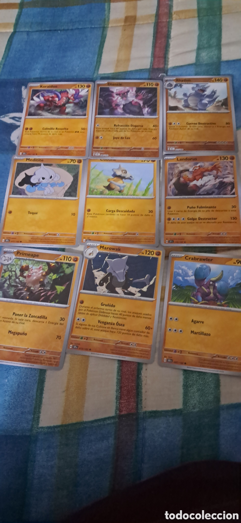 Trading cards: LOTE 44 POKEMON LUCHA - Foto 3