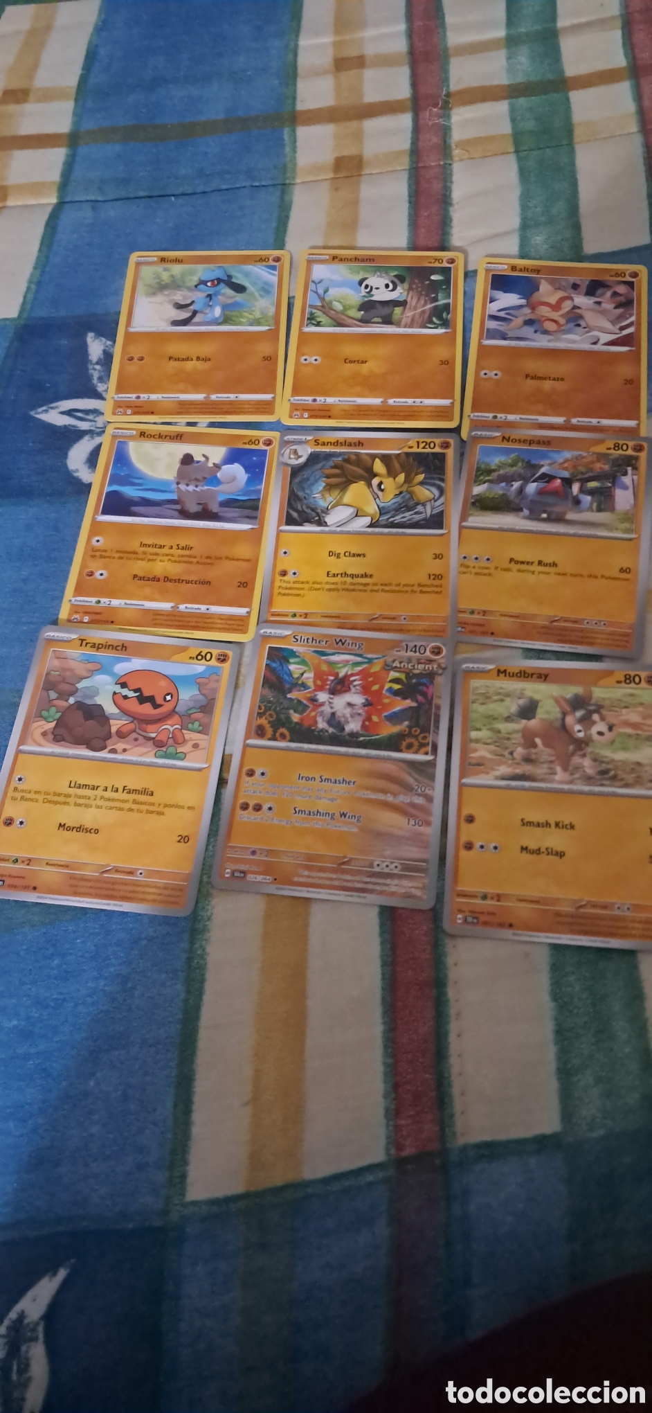 Trading cards: LOTE 44 POKEMON LUCHA - Foto 5
