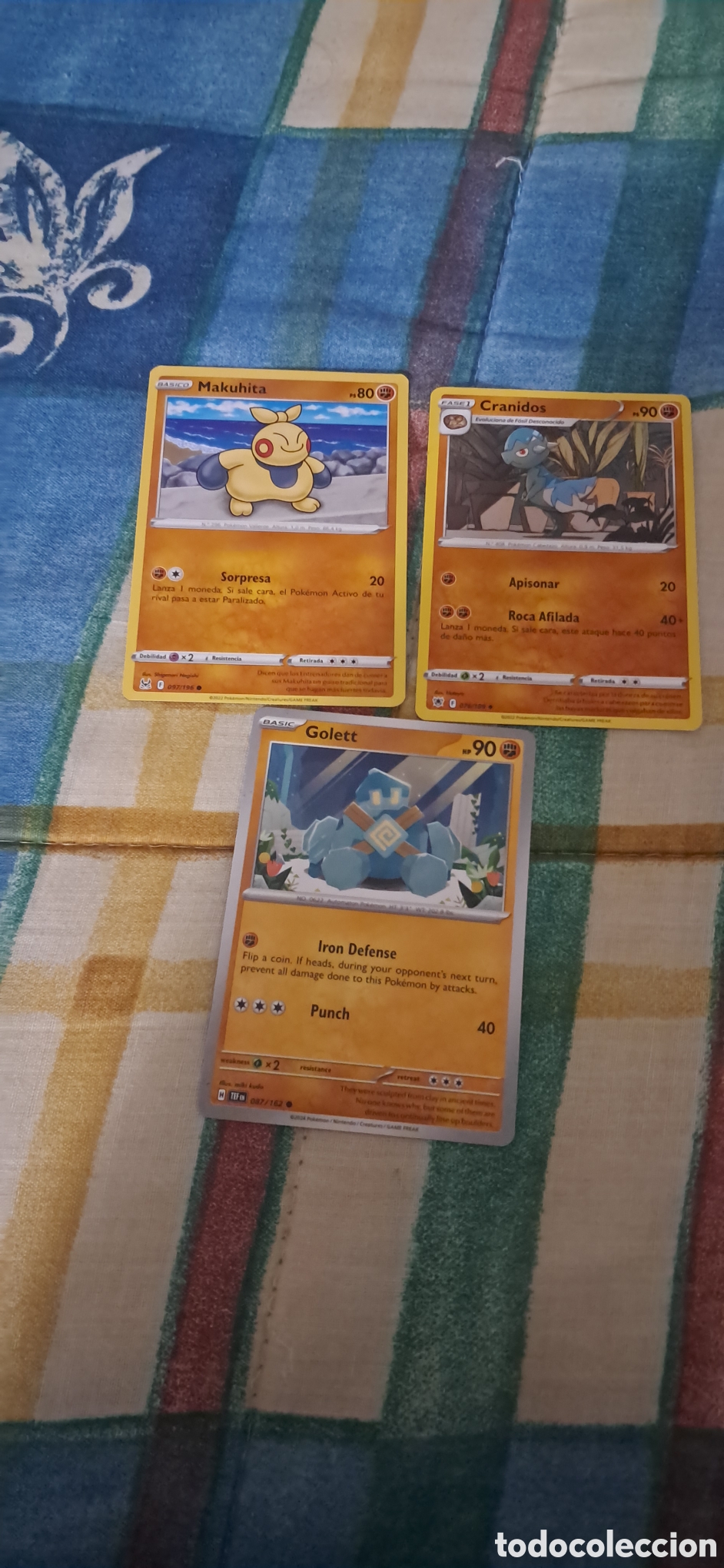Trading cards: LOTE 44 POKEMON LUCHA - Foto 6