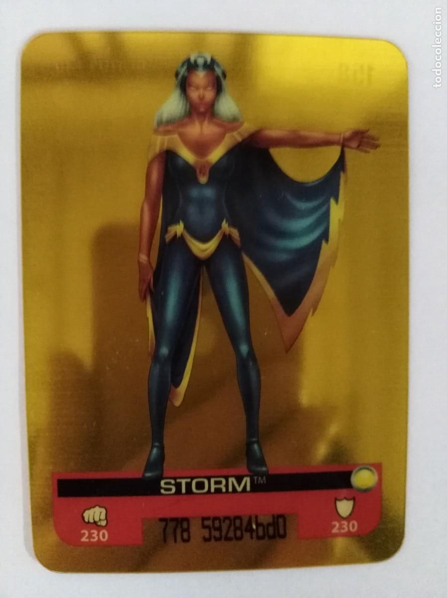 Trading cards: Marvel lamincards 158.Storm - Foto 1