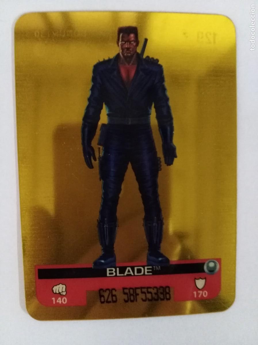 Trading cards: Marvel lamincards 129.Blade - Foto 1
