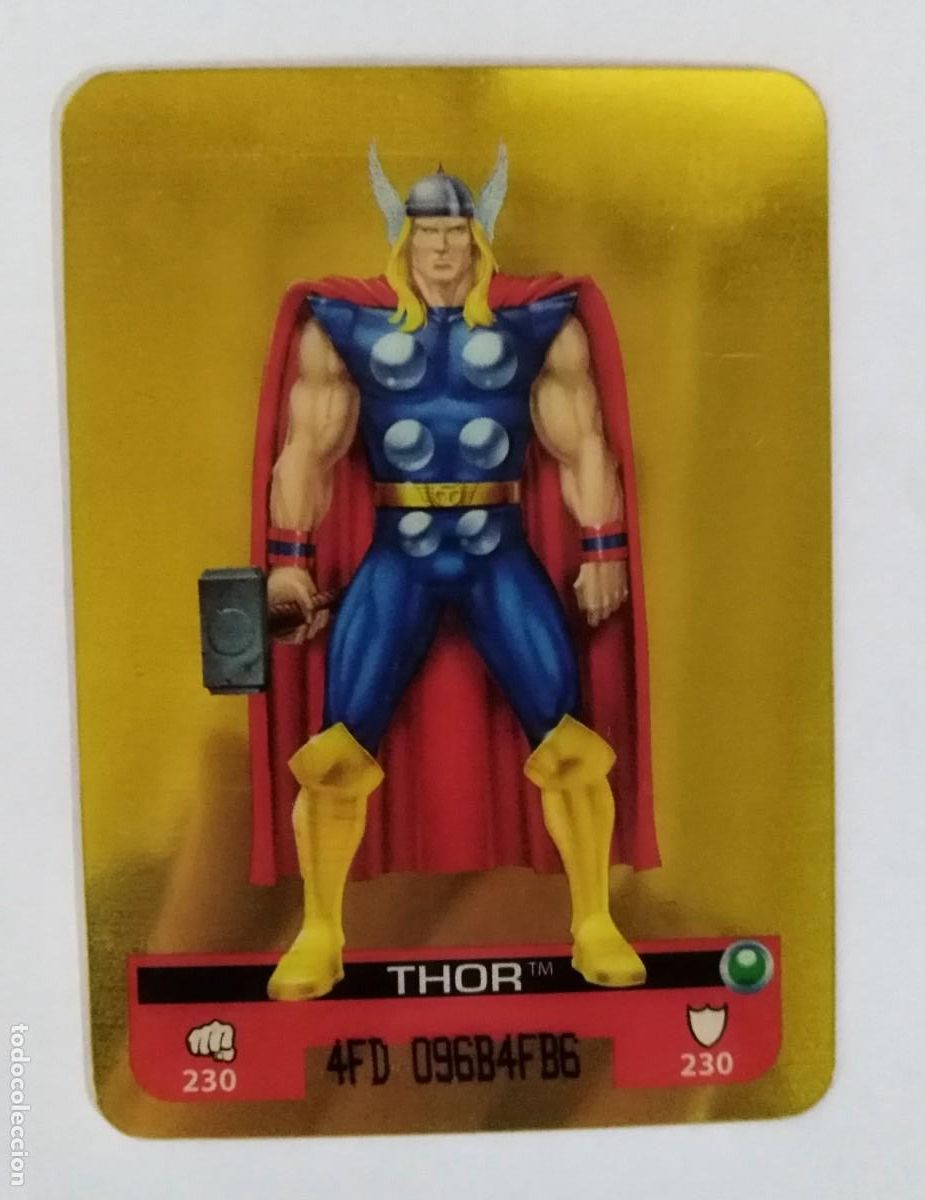 Trading cards: Marvel lamincards 160.Thor - Foto 1