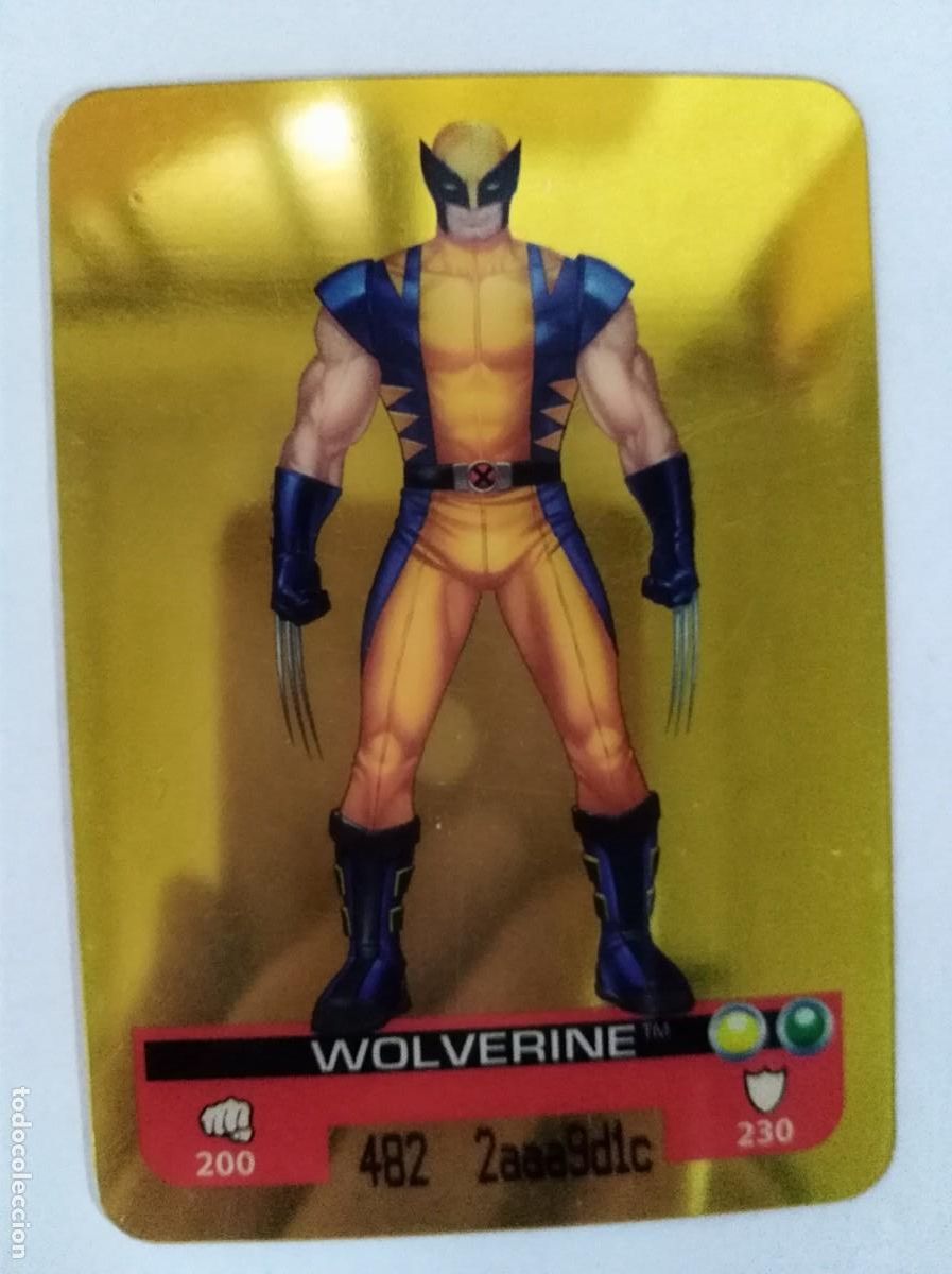 Trading cards: Marvel lamincards 162.Wolverine - Foto 1