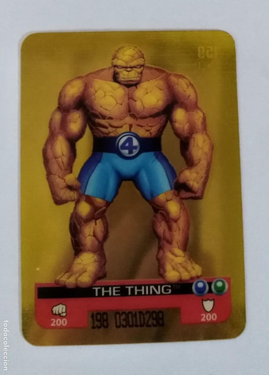 Trading cards: Marvel lamincards 159.The Thing - Foto 1