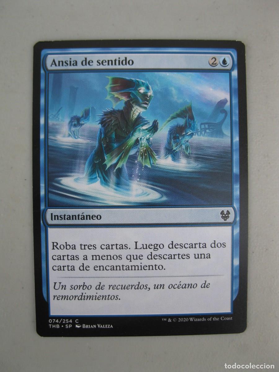 Trading cards: MAGIC THE GATHERING - DECKMASTER - ANSIA DE SENTIDO - INSTANT&Aacute;NEO. - Foto 1