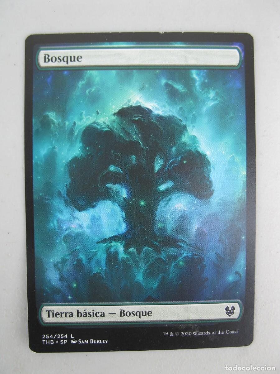 Trading cards: MAGIC THE GATHERING - DECKMASTER - BOSQUE - TIERRA B&Aacute;SICA - BOSQUE. - Foto 1
