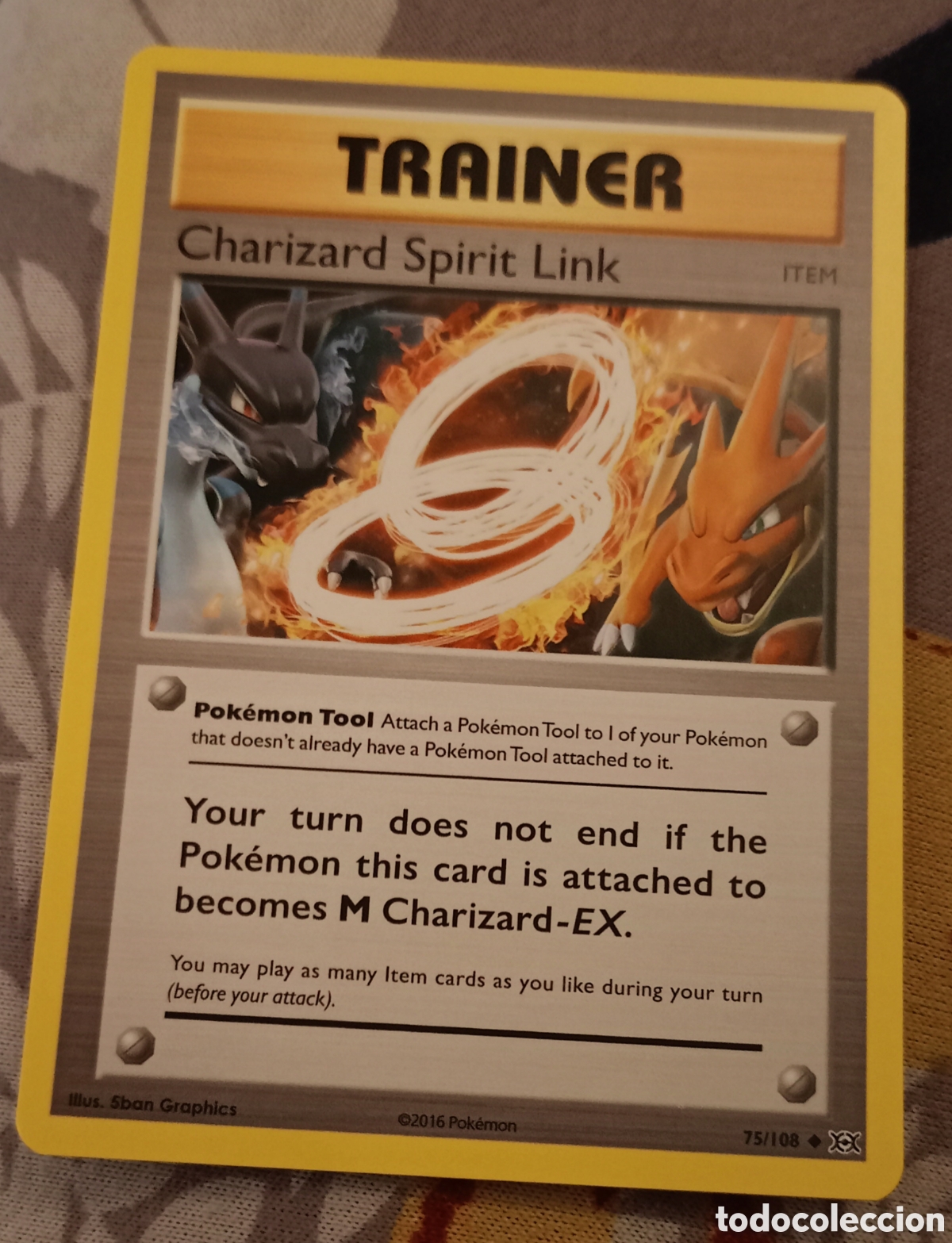 Pokémon Evolutions XY - Trainer: Charizard Spirit Link, año 2016 - n° 75/108