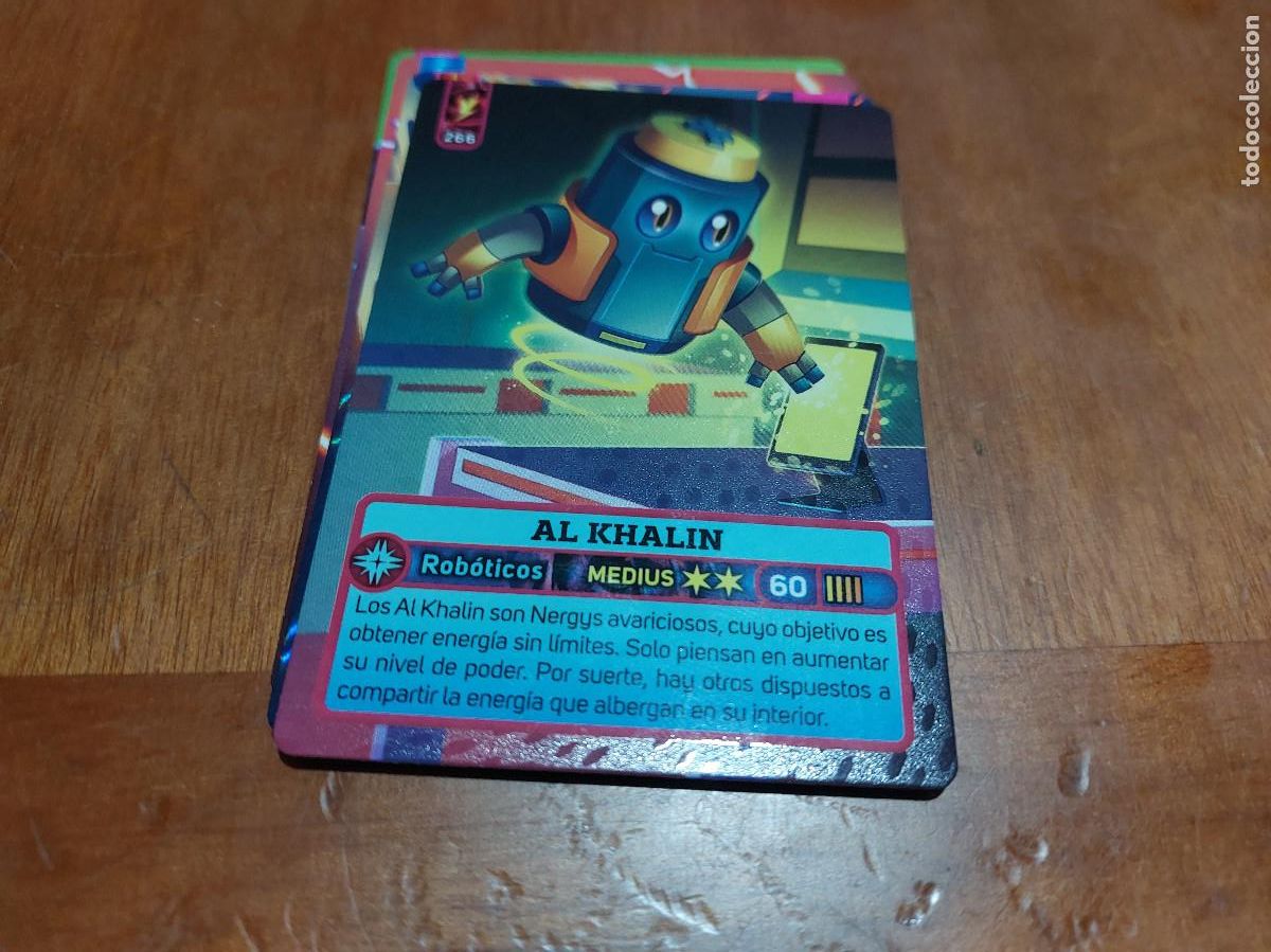 Trading cards: 266 AL KHALIN NERGYS. CARTA. CROMO. PANINI. COMO NUEVA. 2024