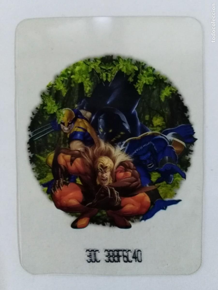 Trading cards: Marvel lamincards 102.Edibas - Foto 1