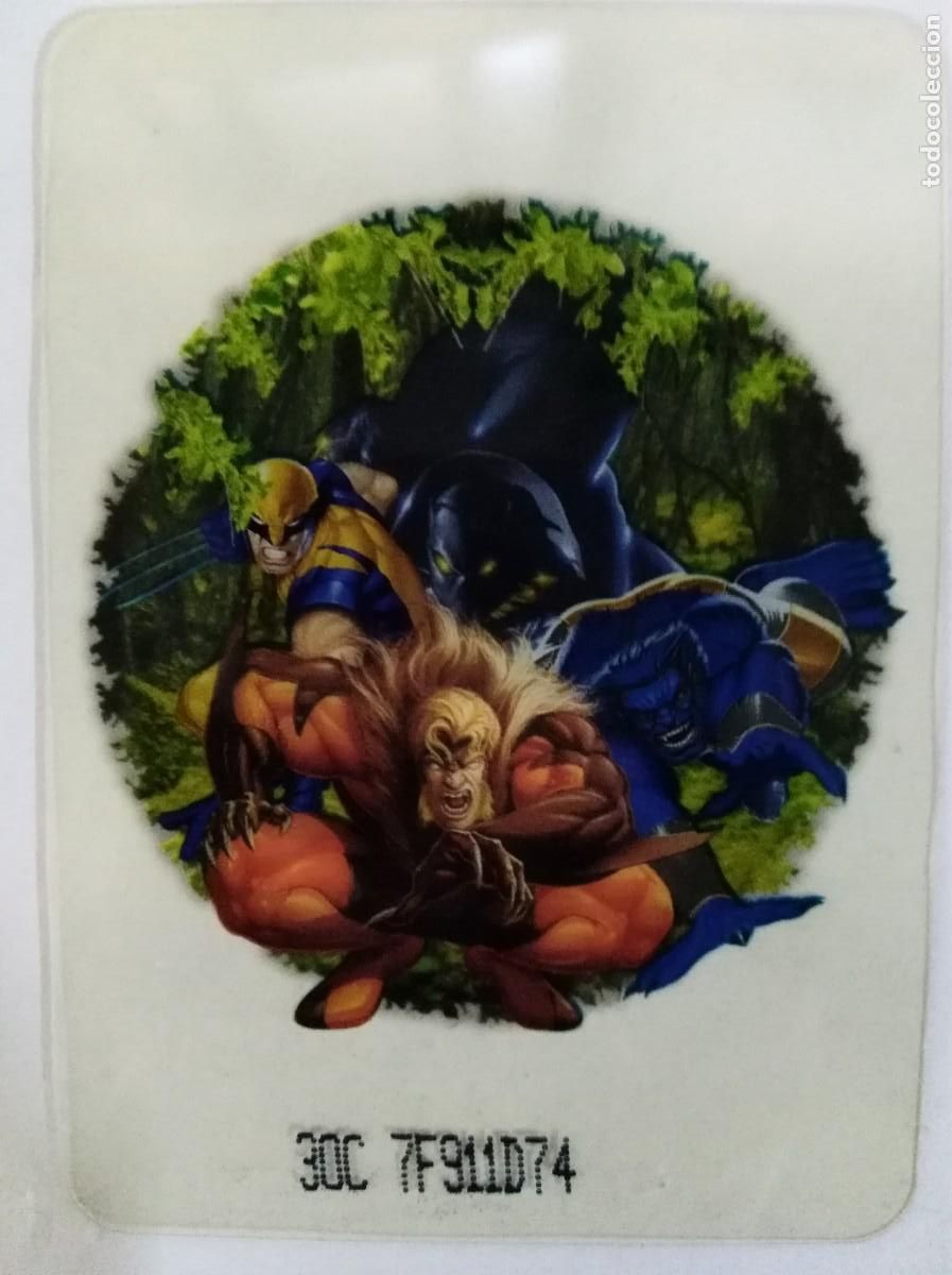 Trading cards: Marvel lamincards 102.Edibas - Foto 1