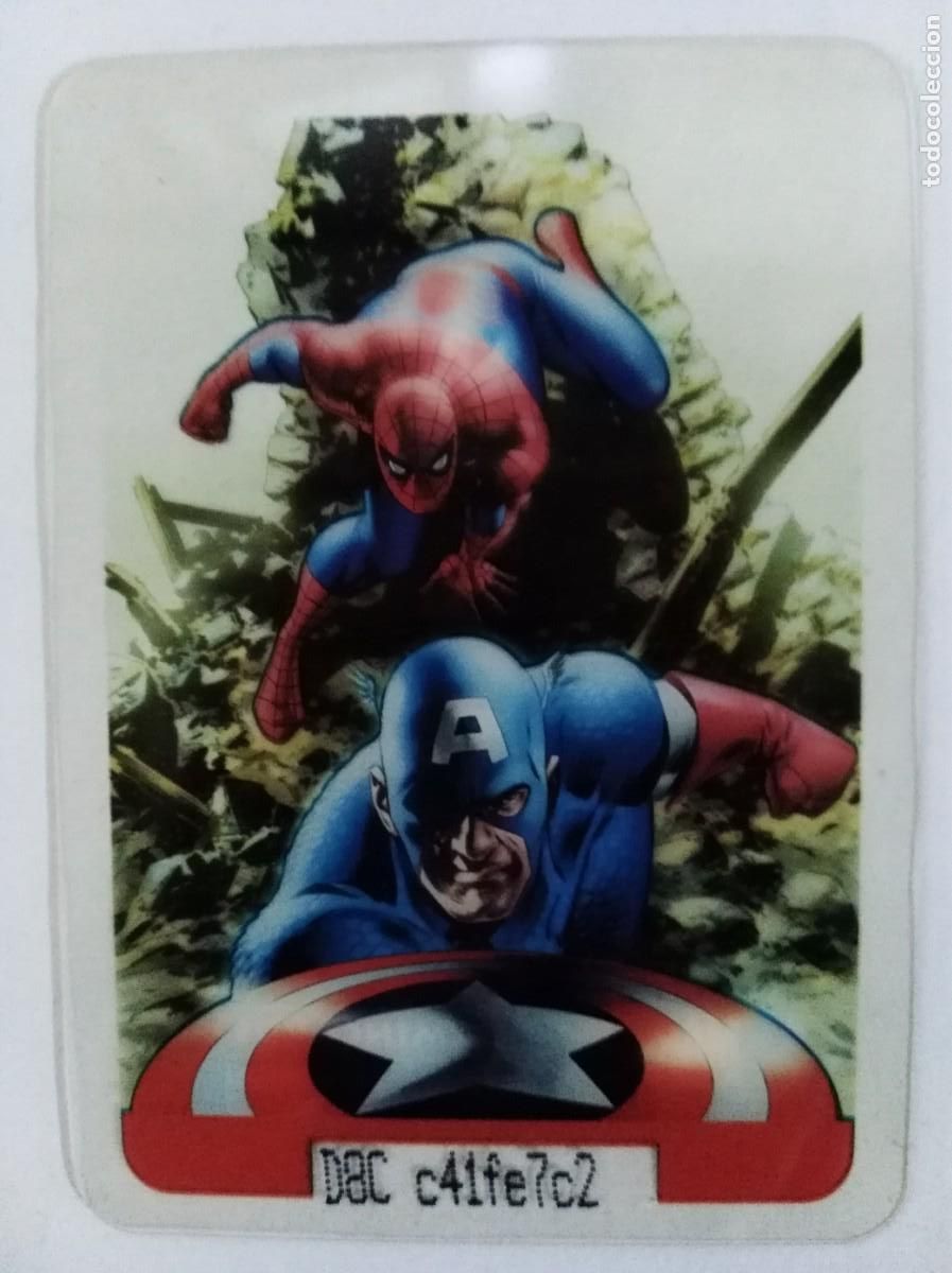Trading cards: Marvel lamincards 98.Edibas - Foto 1
