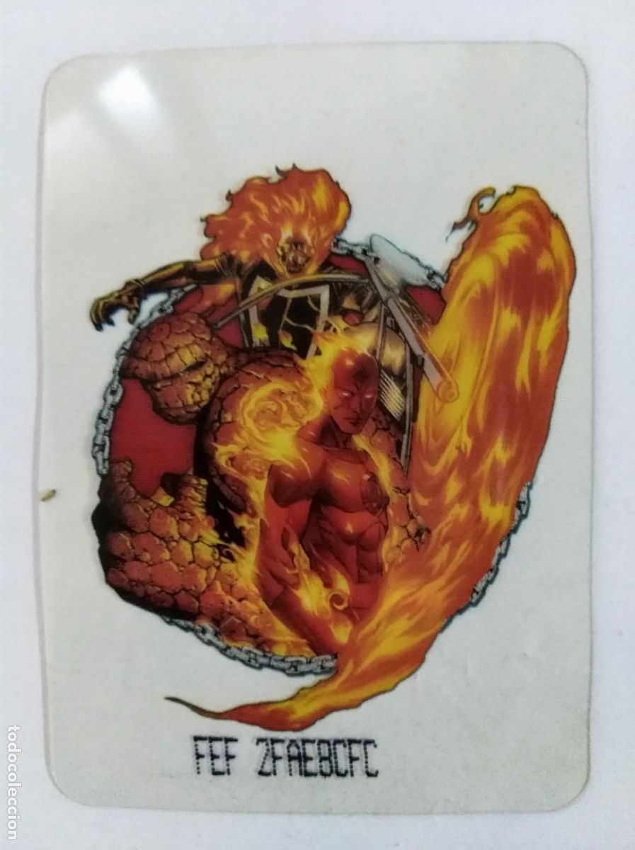 Trading cards: Marvel lamincards 110.Edibas - Foto 1