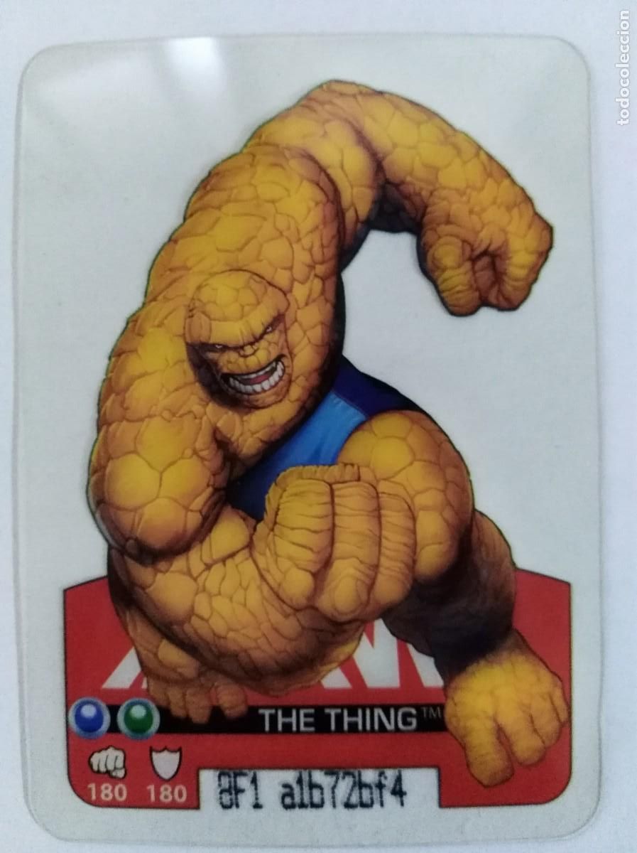 Trading cards: Marvel lamincards 76.Edibas - Foto 1