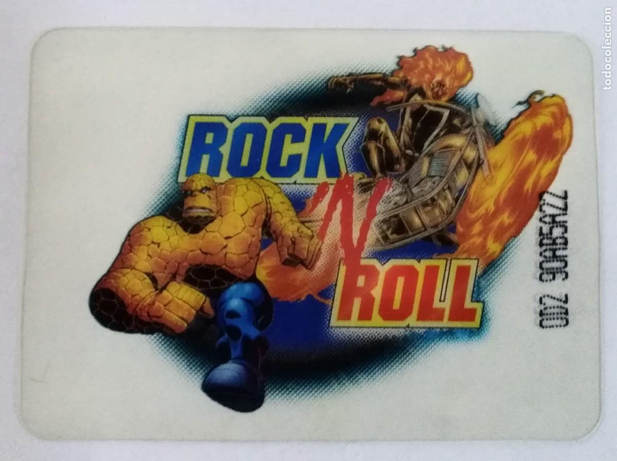 Trading cards: Marvel lamincards 128.Edibas - Foto 1