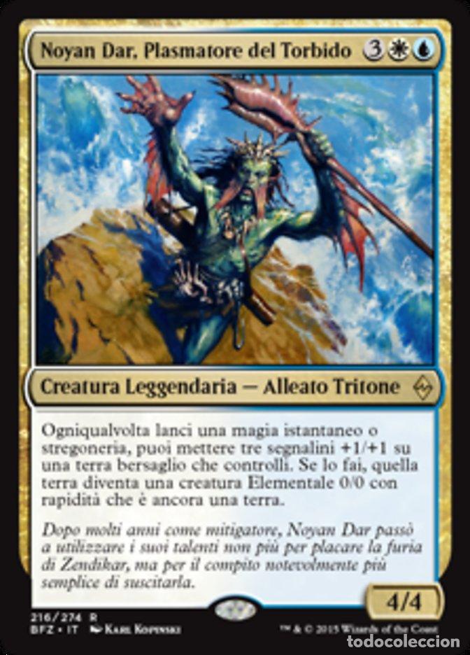 Trading Cards: Carta MTG-Noyan Dar, Plasmatore del Torbido-Battaglia per Zendikar-N.216-ITA-EX-Rare - Magic the Gat