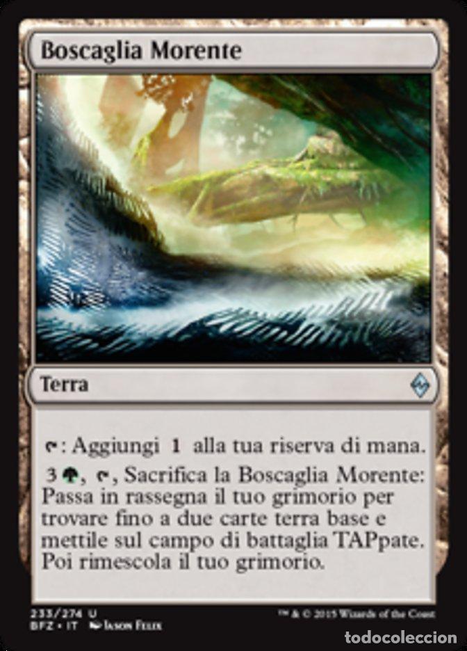 Trading Cards: Carta MTG-Boscaglia Morente-Battaglia per Zendikar-N.233-ITA-EX-Uncommon - Magic the Gathering