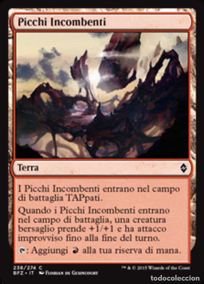 Trading Cards: Carta MTG-Picchi Incombenti-Battaglia per Zendikar-N.238-ITA-EX-Common - Magic the Gathering