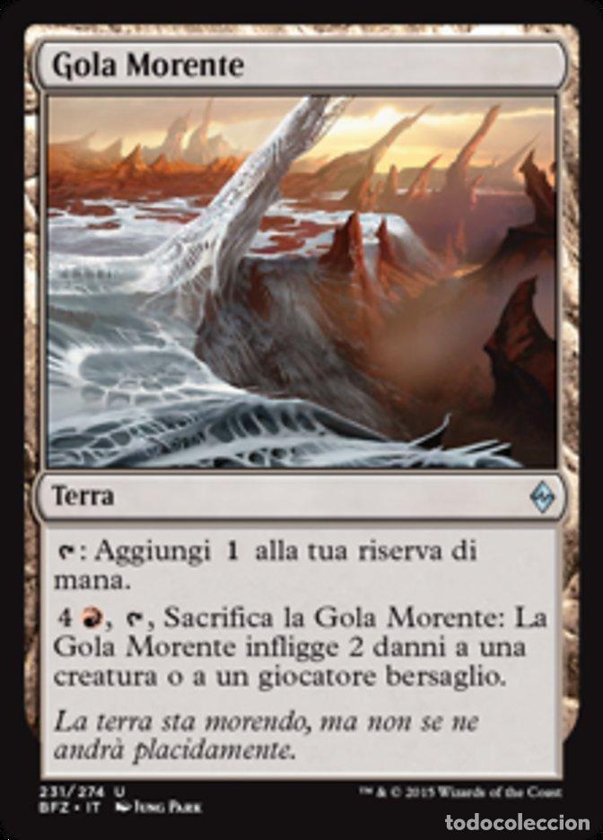 Trading Cards: Carta MTG-Gola Morente-Battaglia per Zendikar-N.231-ITA-EX-Uncommon - Magic the Gathering