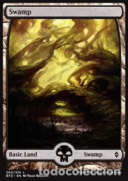 Trading Cards: Carta MTG-Palude (V.1)-Battaglia per Zendikar-N.260-ITA-EX-Common - Magic the Gathering