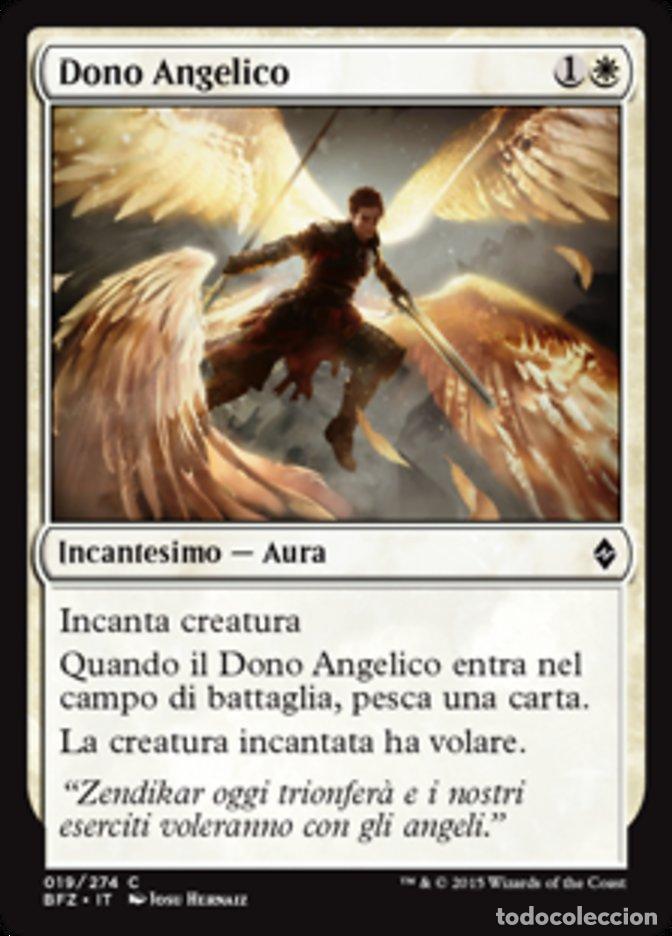 Trading Cards: Carta MTG-Dono Angelico-Battaglia per Zendikar-N.019-ITA-EX-Common - Magic the Gathering