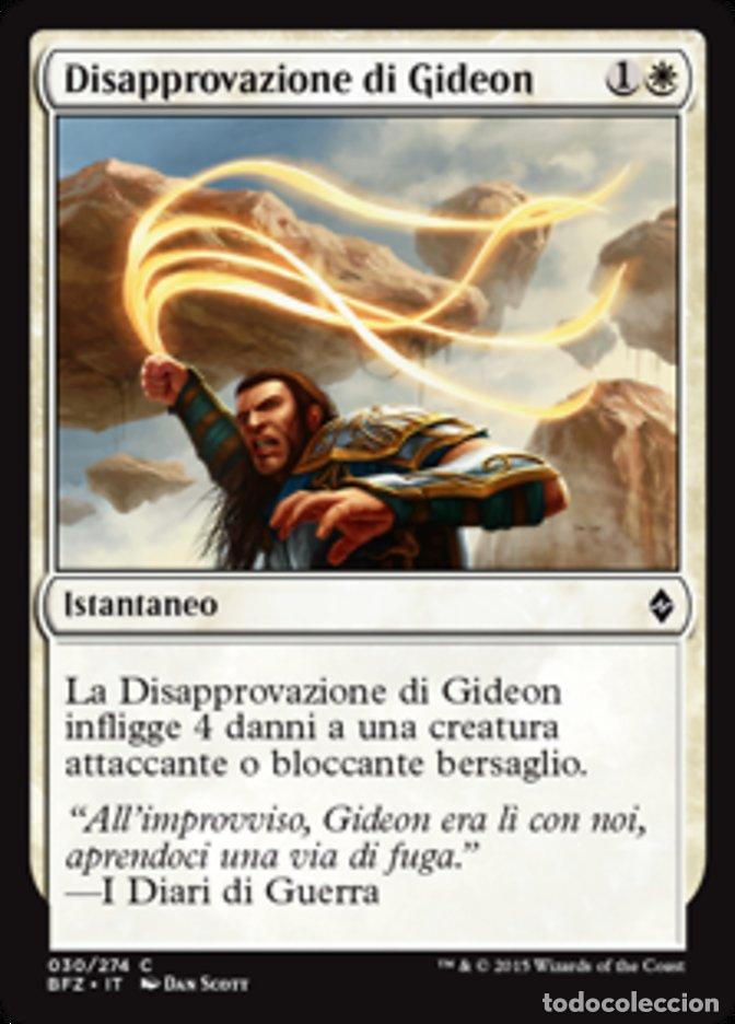 Trading Cards: Carta MTG-Disapprovazione di Gideon-Battaglia per Zendikar-N.030-ITA-EX-Common - Magic the Gathering