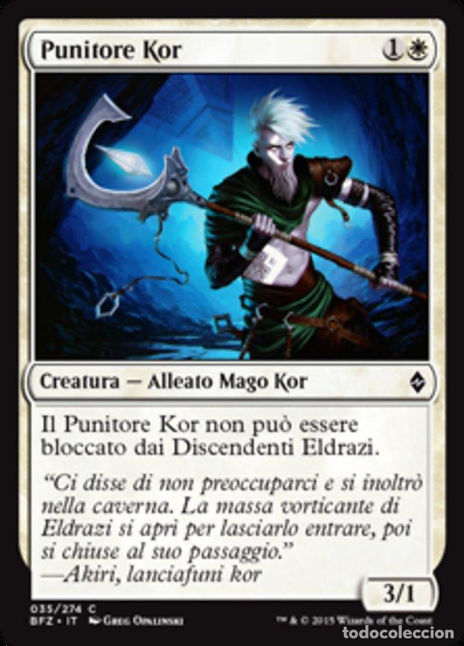 Trading Cards: Carta MTG-Punitore Kor-Battaglia per Zendikar-N.035-ITA-EX-Common - Magic the Gathering