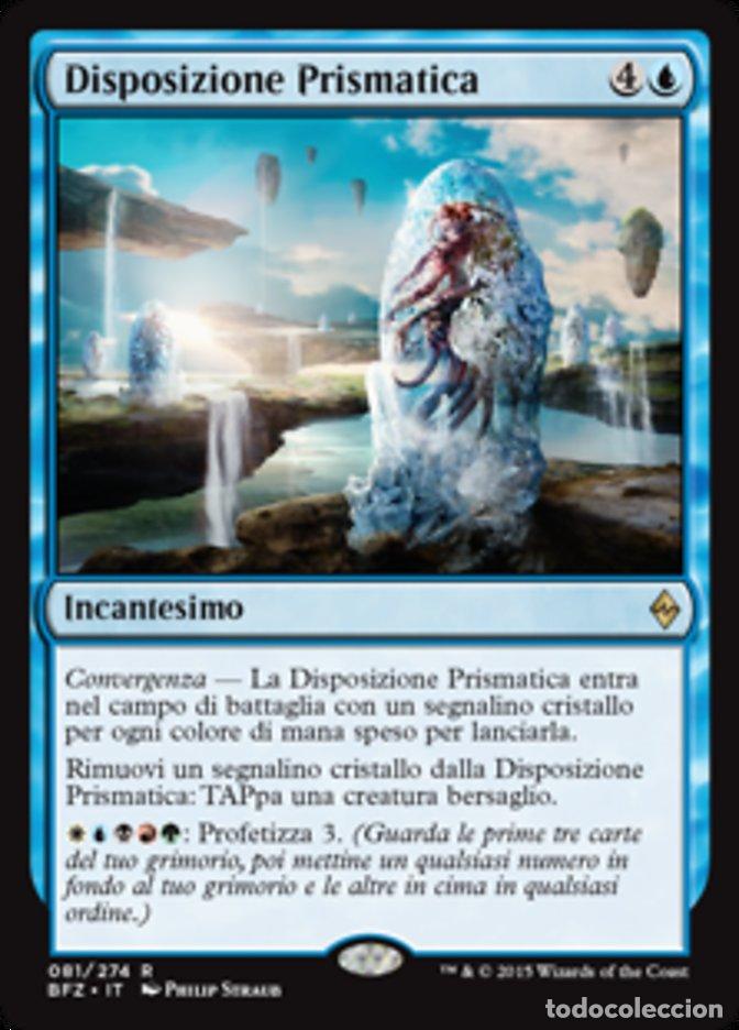 Trading Cards: Carta MTG-Disposizione Prismatica-Battaglia per Zendikar-N.081-ITA-EX-Rare - Magic the Gathering