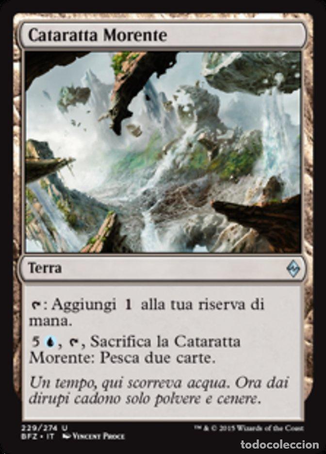 Trading Cards: Carta MTG-Cataratta Morente-Battaglia per Zendikar-N.229-ITA-EX-Uncommon - Magic the Gathering