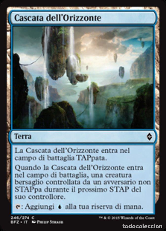 Trading Cards: Carta MTG-Cascata dell'Orizzonte-Battaglia per Zendikar-N.246-ITA-EX-Common - Magic the Gathering