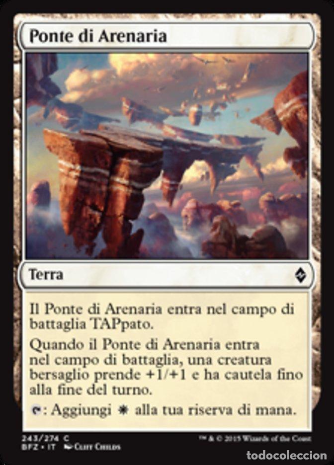 Trading Cards: Carta MTG-Ponte di Arenaria-Battaglia per Zendikar-N.243-ITA-EX-Common - Magic the Gathering