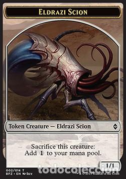 Trading Cards: Carta MTG-Eldrazi Scion Token (V.1)-Battaglia per Zendikar-T002-ITA-EX-Token - Magic the Gathering