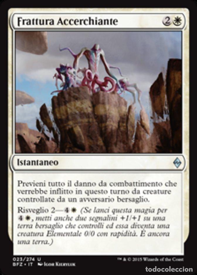 Trading Cards: Carta MTG-Frattura Accerchiante-Battaglia per Zendikar-N.023-ITA-EX-Uncommon - Magic the Gathering